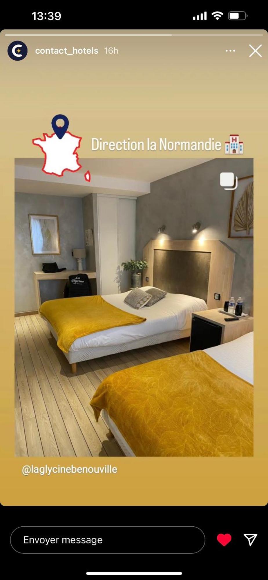 La Glycine Hotel, Spa Et Bien-Etre Bénouville Екстериор снимка